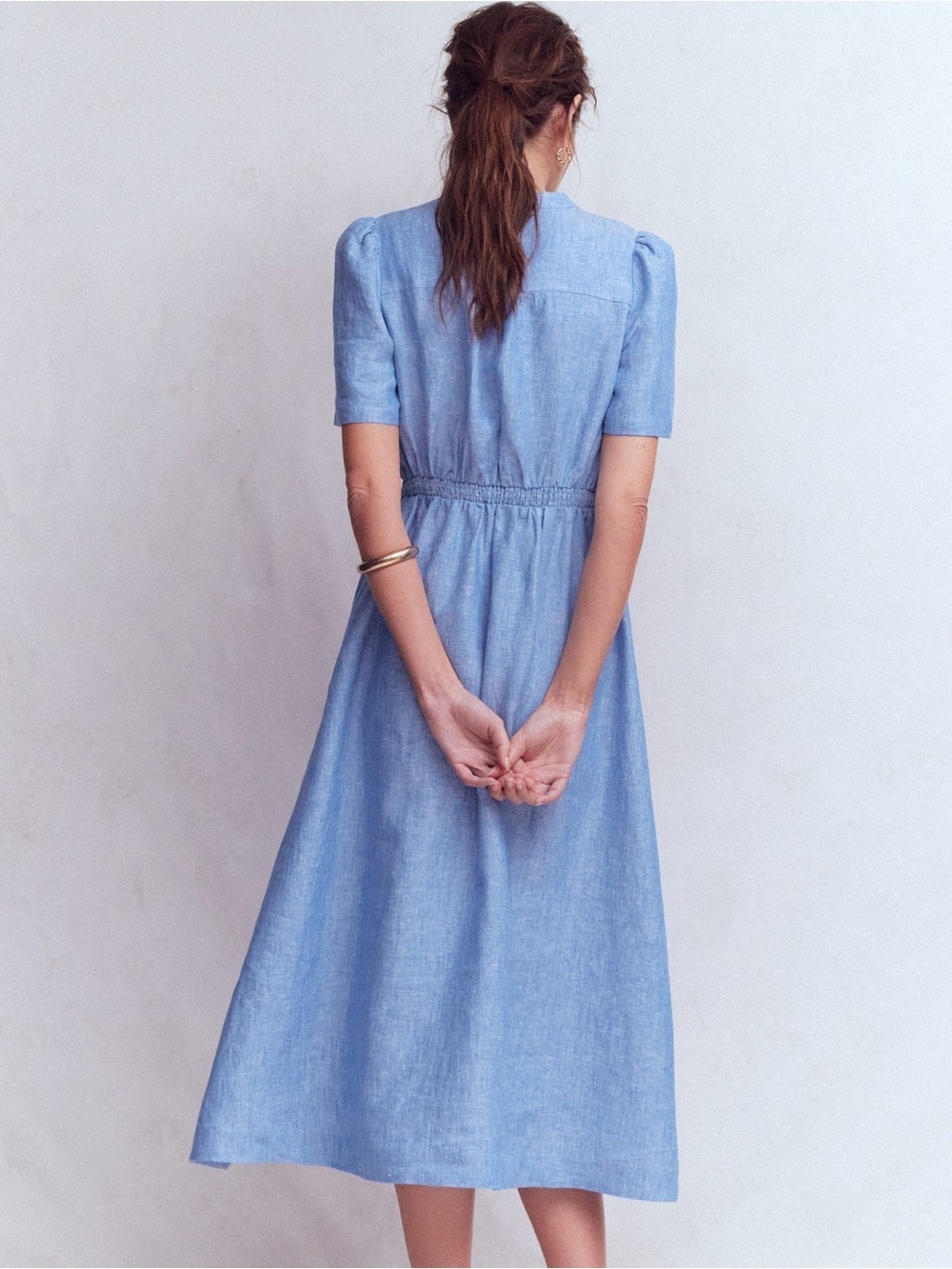 Ivy Midikleid aus Leinen - Picture 4 of 8